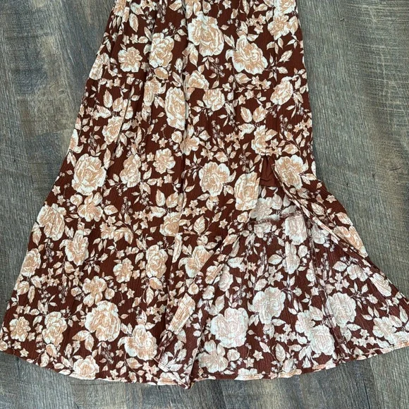 Abercrombie & Fitch Red and White Maxi Sundress - Picture 4 of 6